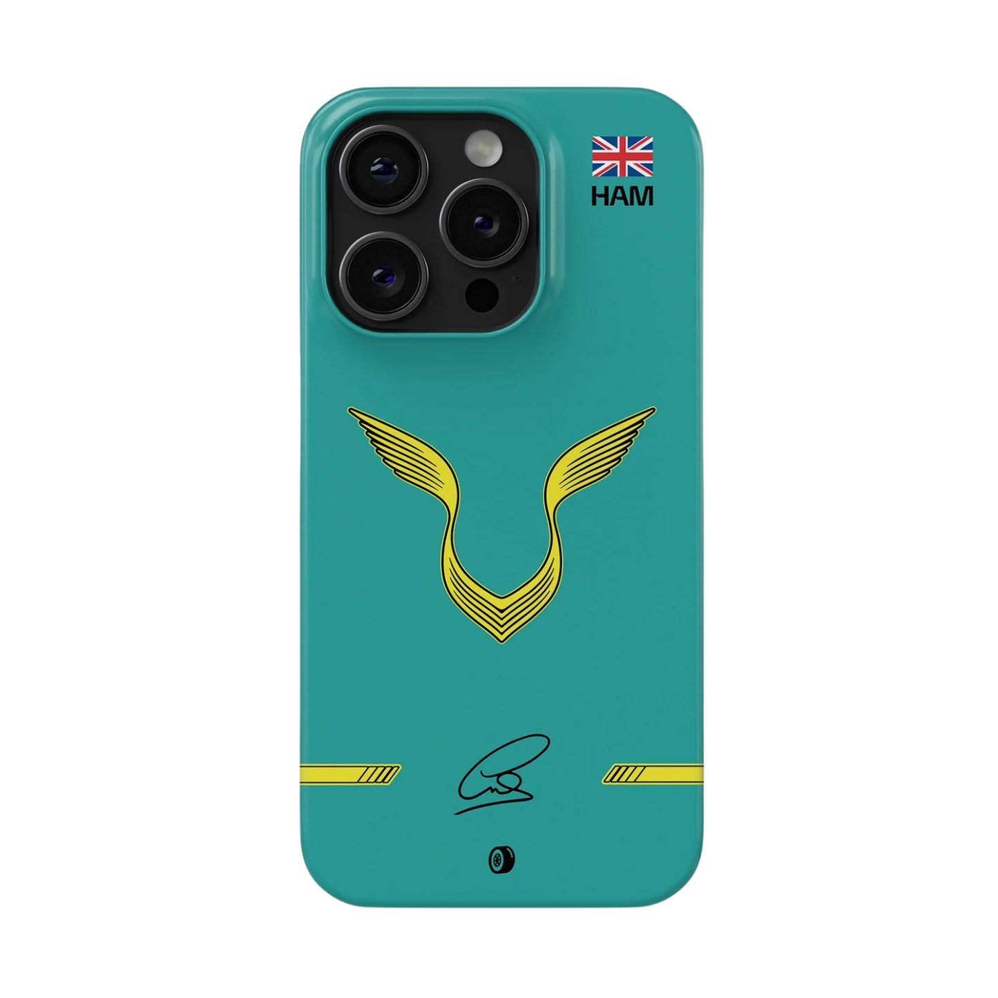 Lewis Hamilton Logo Yellow Edition 2022 Mercedes F1 Phone Case