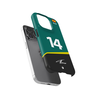 Fernando Alonso 2024 Aston Martin F1 Phone Case