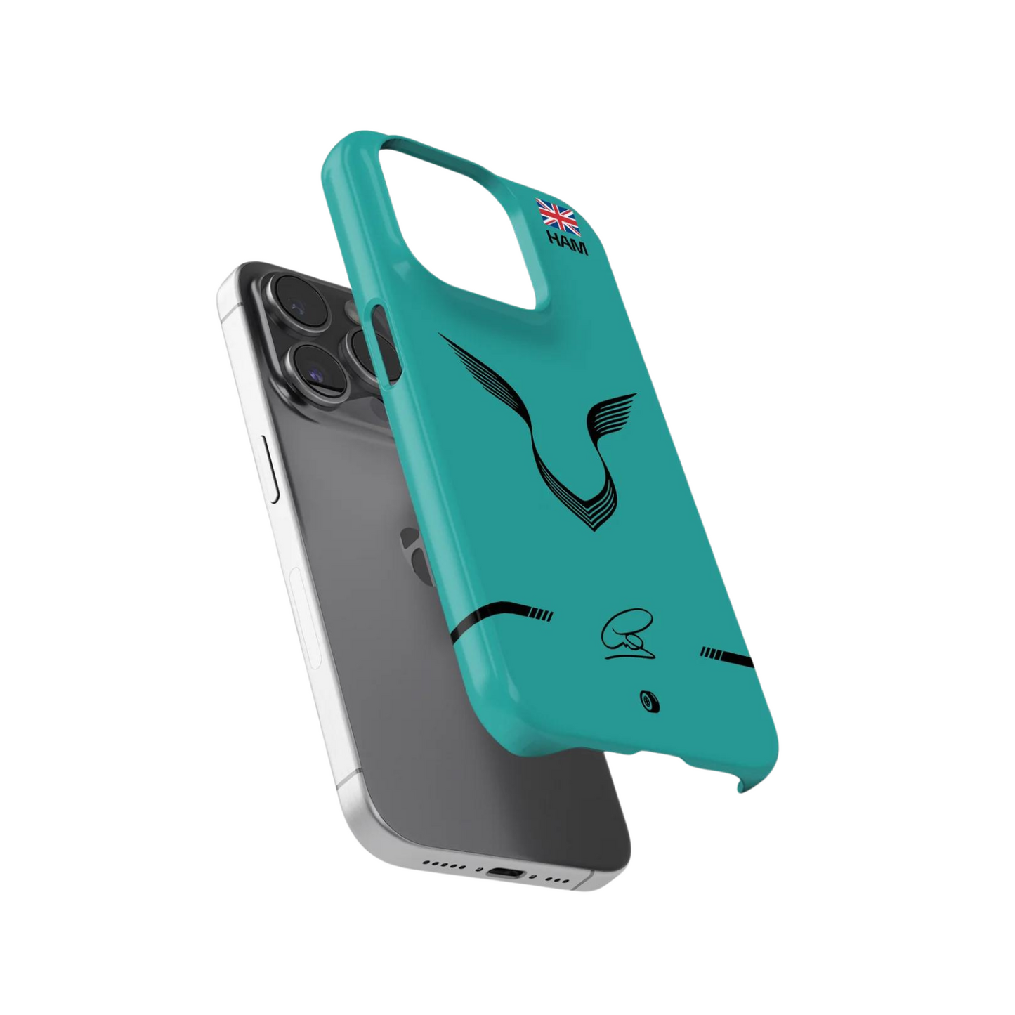 Lewis Hamilton Logo 2022 Mercedes F1 Phone Case