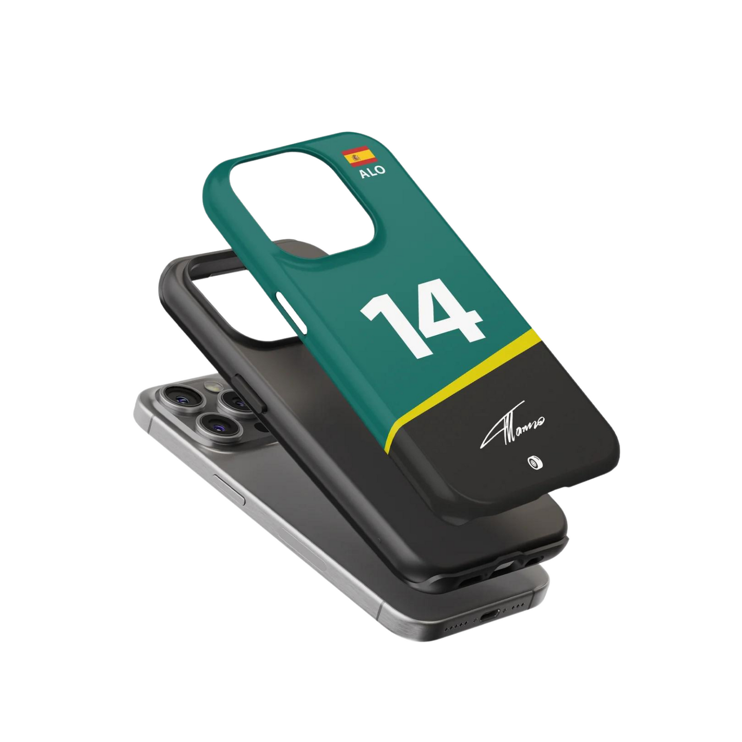 Fernando Alonso 2024 Aston Martin F1 Phone Case