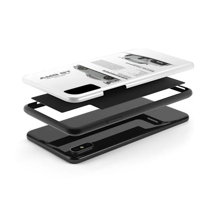 Mercedes "AMG-GT" White iPhone Case