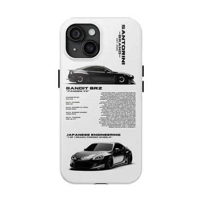 Subaru "Bandit BRZ" White iPhone Case