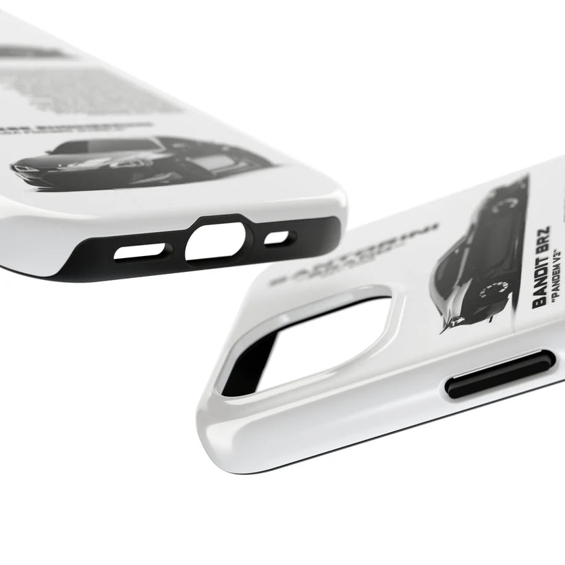 Subaru "Bandit BRZ" White iPhone Case