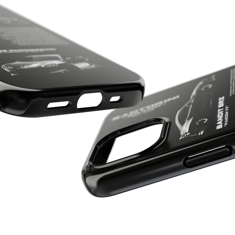 Subaru "Bandit BRZ" Black iPhone Case