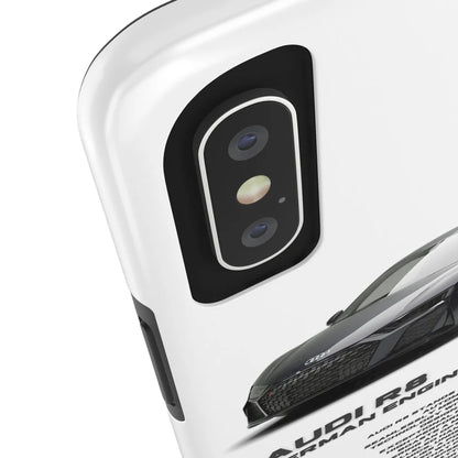 Audi "Dark Night" White iPhone Case