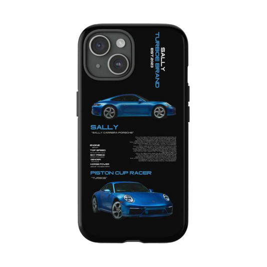 Cars "Sally" Black iPhone Case