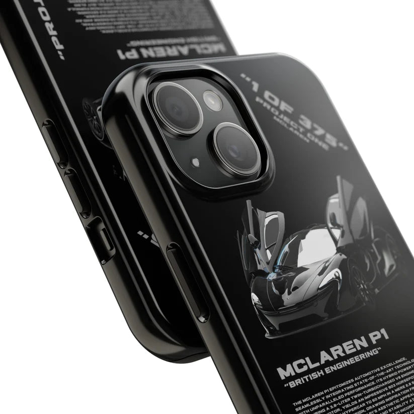 Mclaren "P1" Black iPhone Case