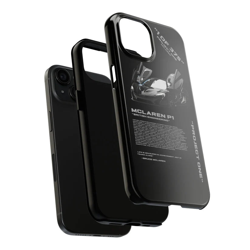 Mclaren "P1" Black iPhone Case