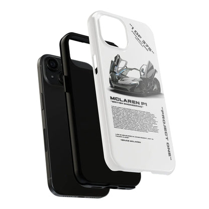 Mclaren "P1" White iPhone Case