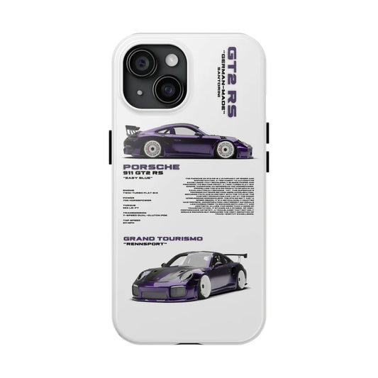 Porsche "Purple Candy" White iPhone Case