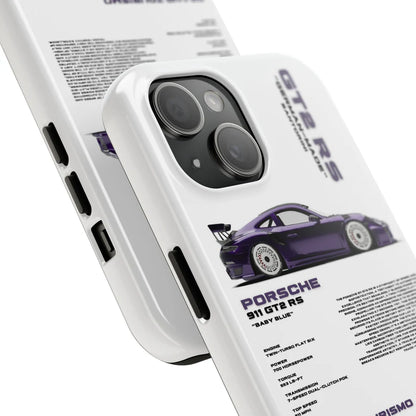 Porsche "Purple Candy" White iPhone Case