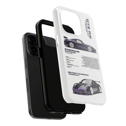 Porsche "Purple Candy" White iPhone Case