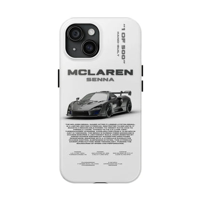 Mclaren "Senna" White iPhone Case