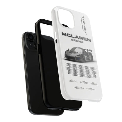 Mclaren "Senna" White iPhone Case