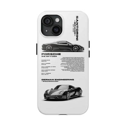 Mclaren "Spyder" White iPhone Case