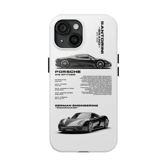 Mclaren "Spyder" White iPhone Case