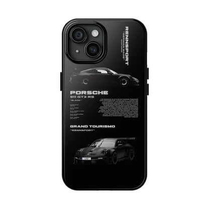 Porsche "Vanta Black" Black iPhone Case