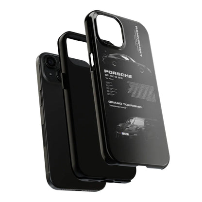 Porsche "Vanta Black" Black iPhone Case