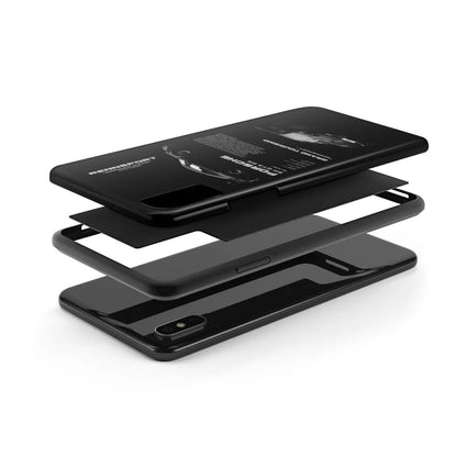 Porsche "Vanta Black" Black iPhone Case