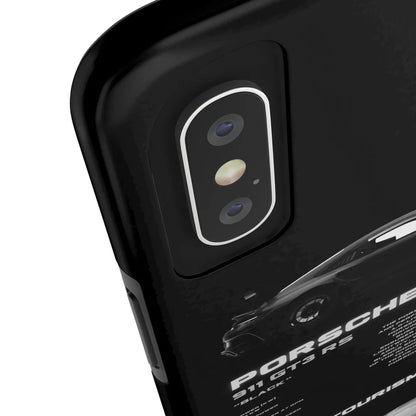 Porsche "Vanta Black" Black iPhone Case