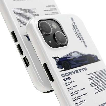 Corvette "Z06" White iPhone Case