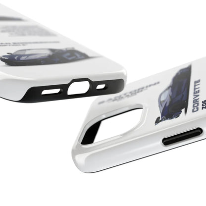 Corvette "Z06" White iPhone Case