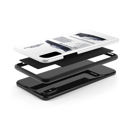 Corvette "Z06" White iPhone Case